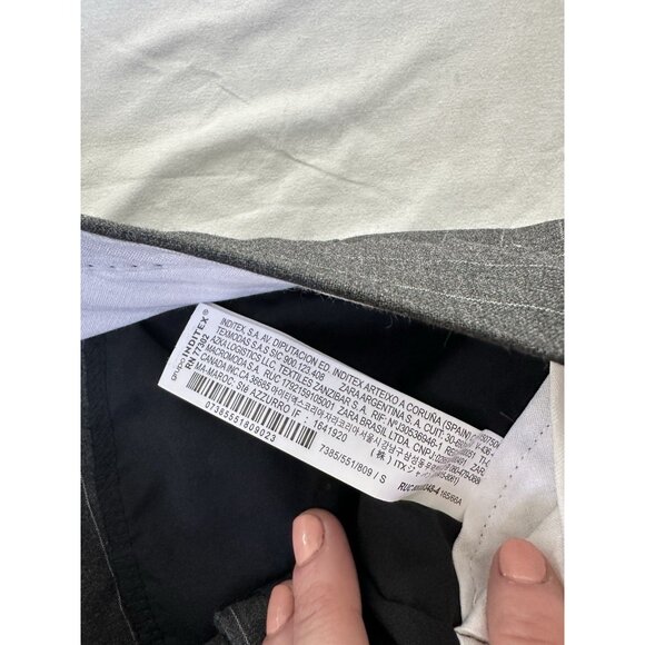 Zara Gray Wide Leg Pants - Picture 10 of 10